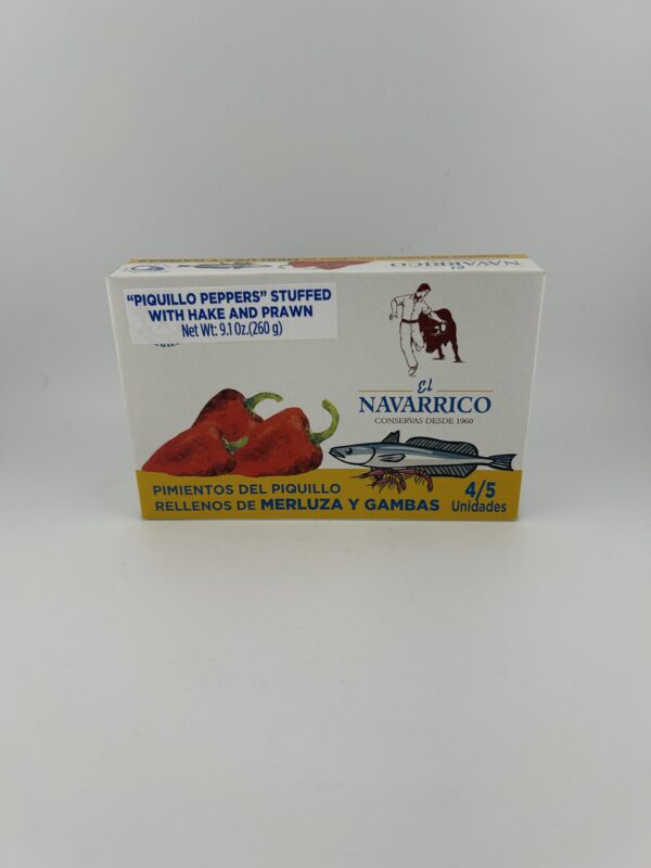 El Navarrico Pimientos Relleno De Merluza Y Gambas