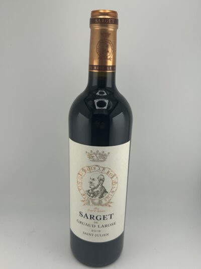 Sarget de Gruaud Larose 2019 Saint Julien Bordeaux