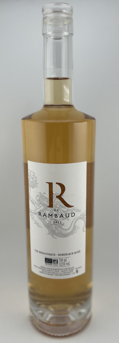 Vignobles Daniel Mouty R de Rambaud 2021 Bordeaux Rosé